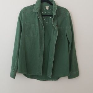 Army green jacket